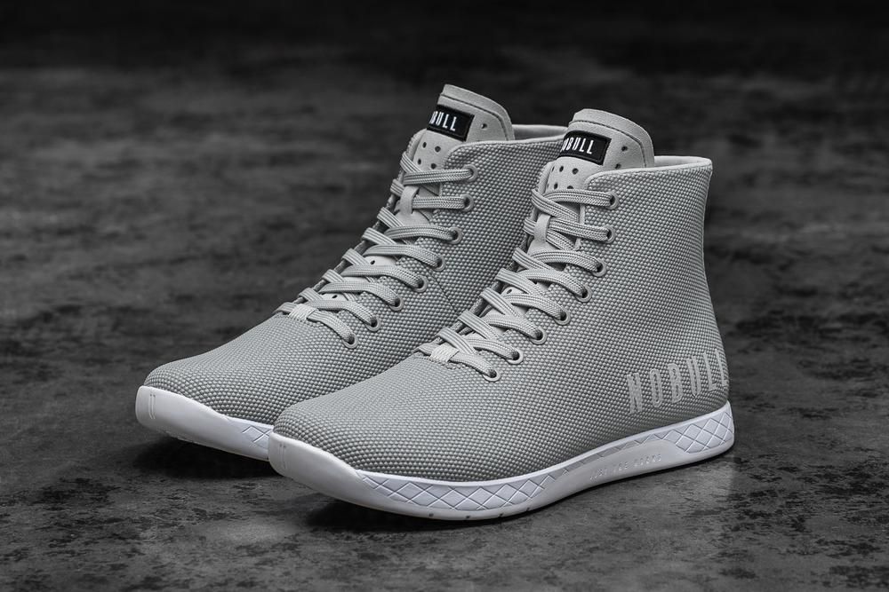 NOBULL High-Top Arctic Superfabric Uzun Spor Ayakkabı Erkek - Gri - Turkiye (TUG-689137)